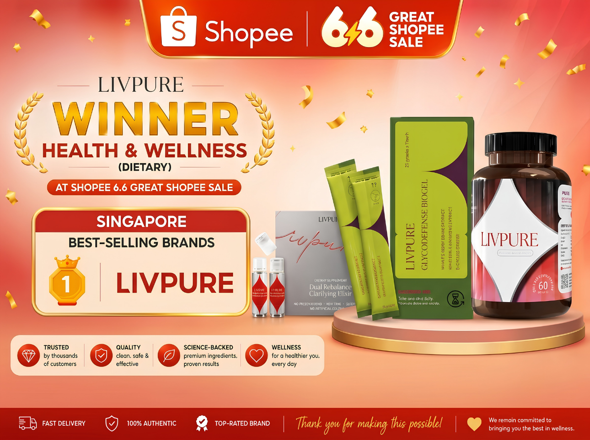 Livpure Crowned #1 Best-Selling Health & Wellness Brand During Shopee 6.6 Great Shopee Sale